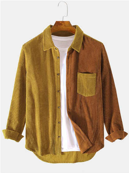 Lorne® | Patchwork Shirt With Buttons For Spring