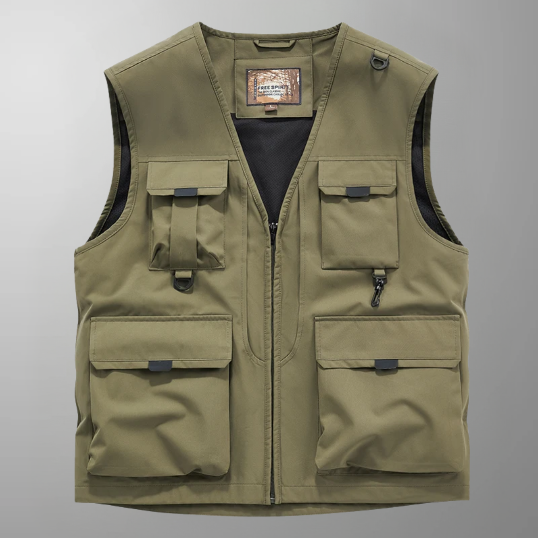 hola BREATHABLE MULTI-POCKET CARGO VEST