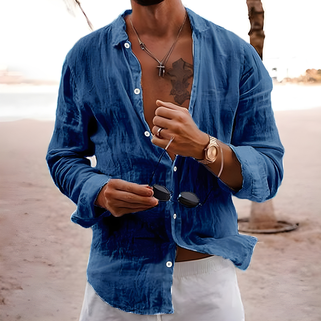 Hello Natural Cotton Summer Shirt