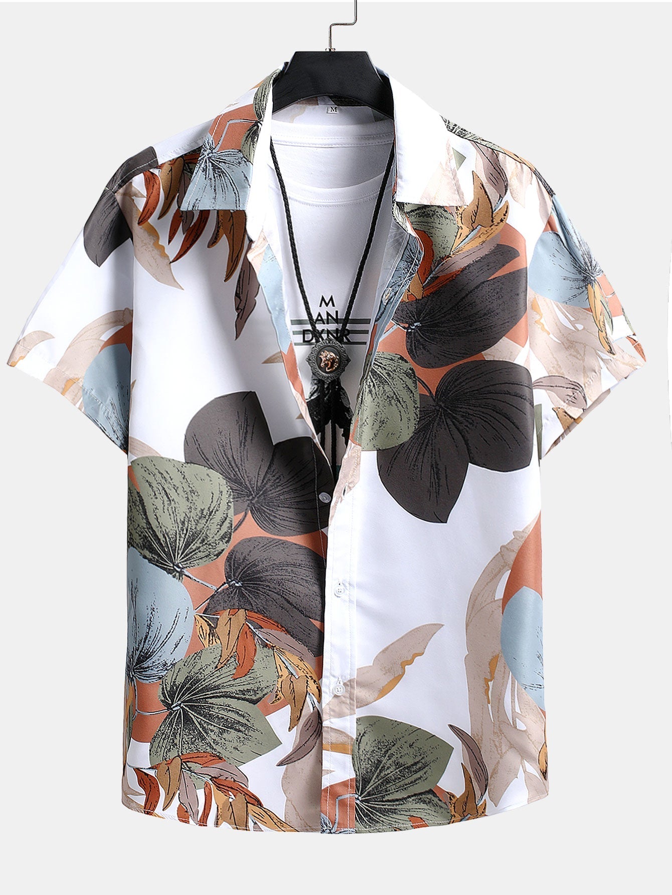 Anwil® | Tropical Print Button Up Shirt