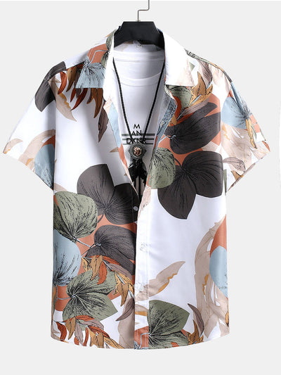Anwil® | Tropical Print Button Up Shirt