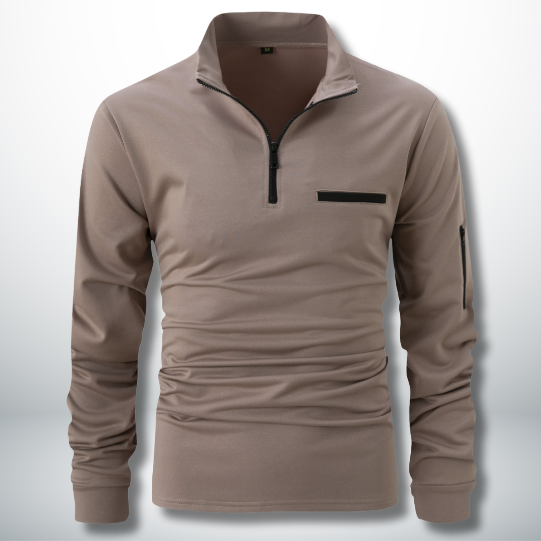 Arístides® | Men's Sports Sweatshirt With Zip