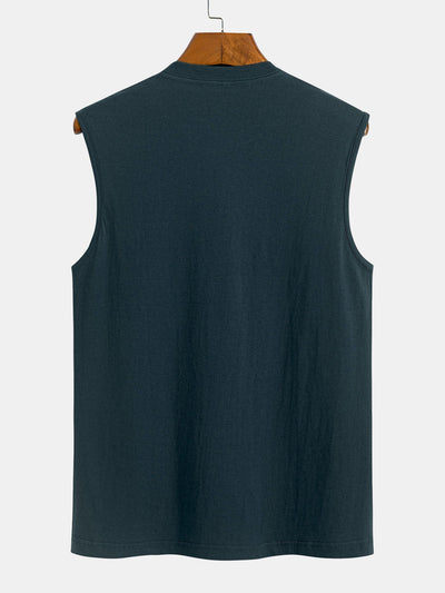 Crisanto® | Solid Color Cotton Tank Top