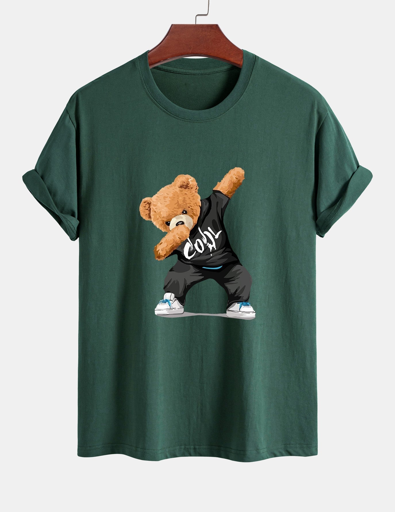 Guido® | Cool Bear Print Cotton T-Shirt