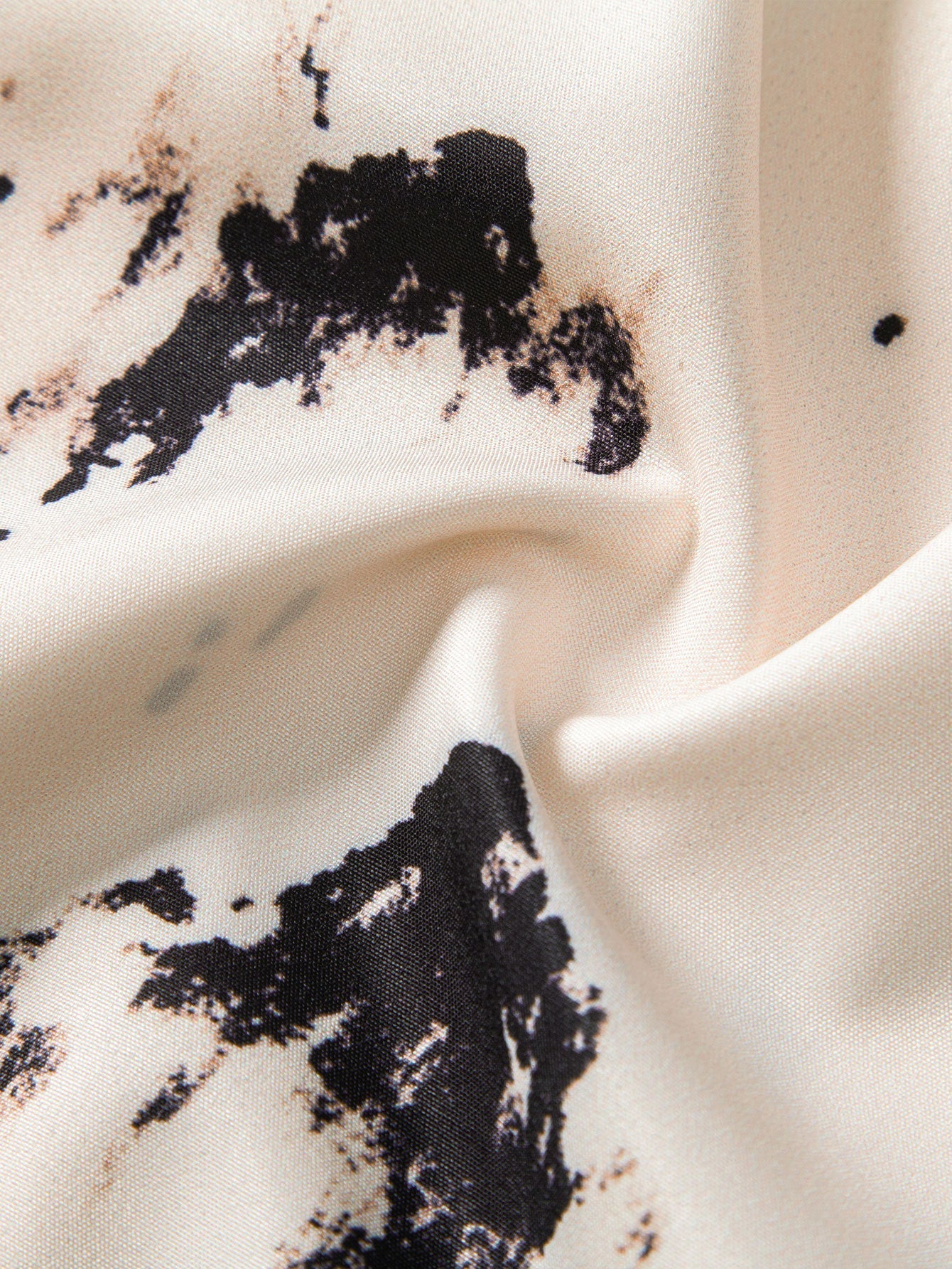 Facundo® | Ink Mountain Shirt & Man Mid Length Drawstring Swim Shorts