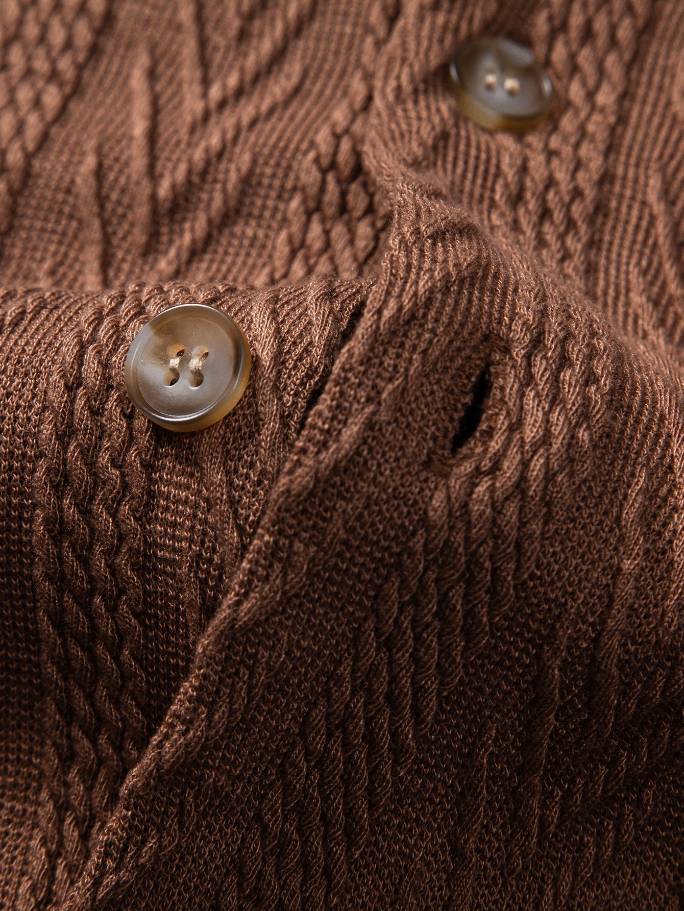 Cesáreo® | Texture Jacquard Cuban Shirt