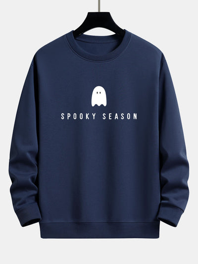 César® | Spooky Season Ghost Print Relax Fit Sweatshirt