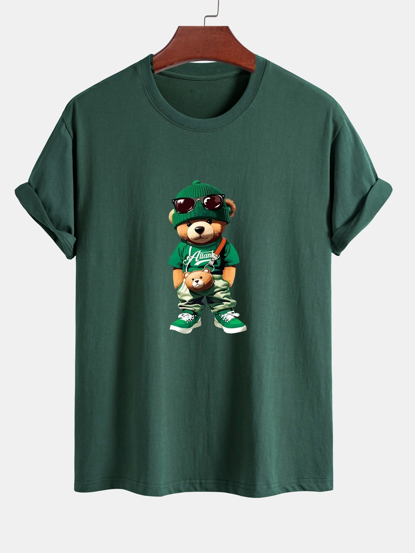 Cándido® | Trendy Bear Print Cotton T-Shirt