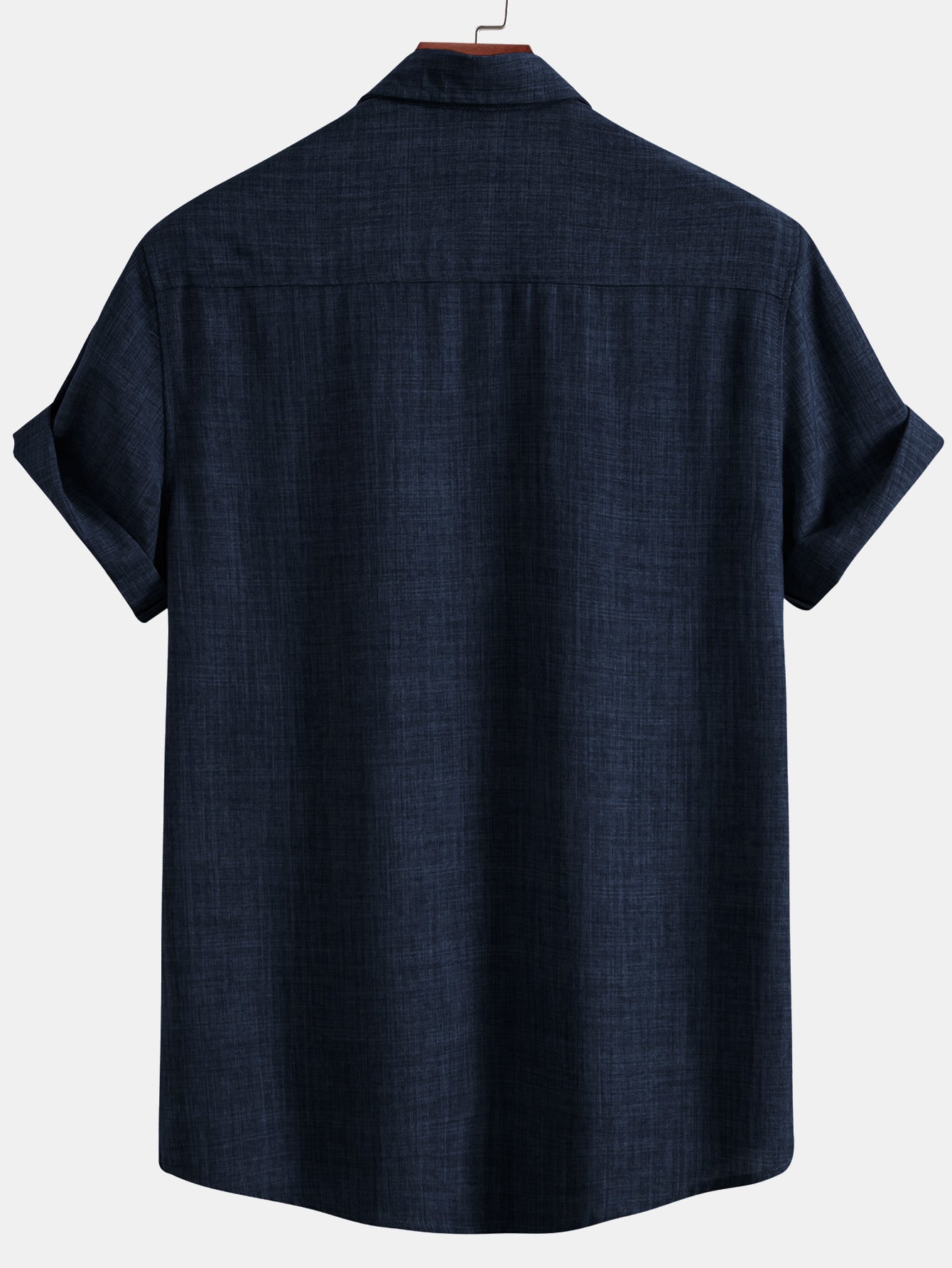 Harry® | Textured Button Up Shirt With Two Pockets & Straight Leg Linen Pants