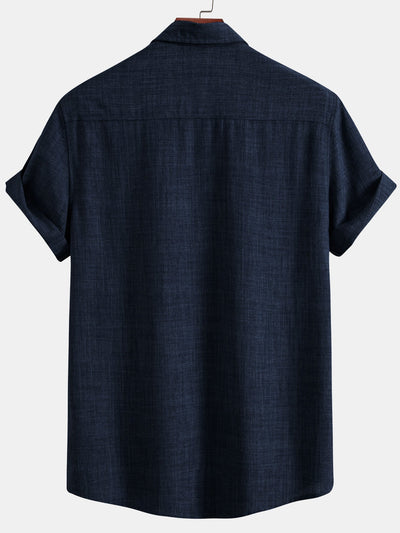 Hadley® | Textured Button Up Shirt With Two Pockets