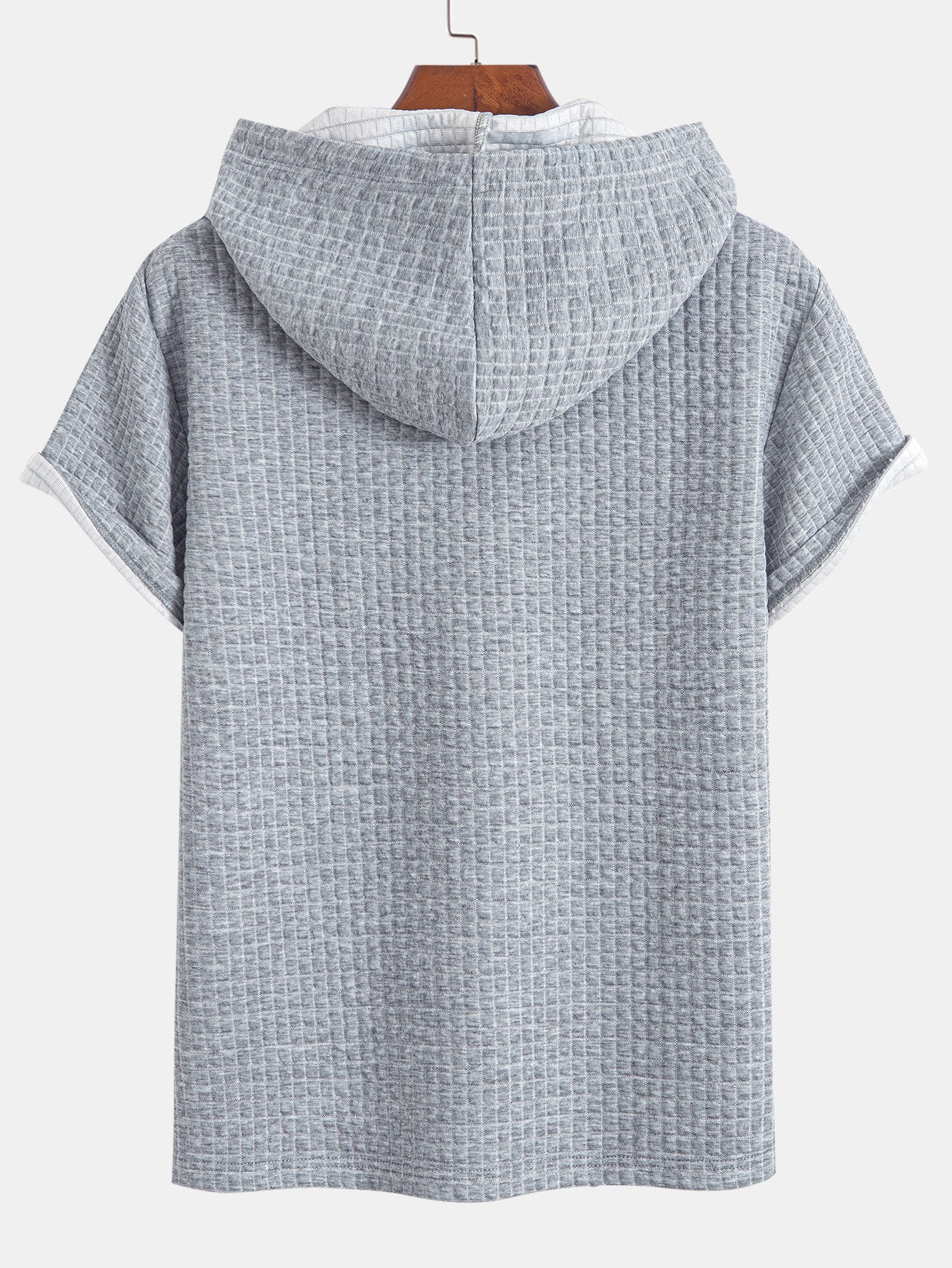 Cliff® | Kangaroo Pocket Waffle Hooded T-Shirt & Shorts