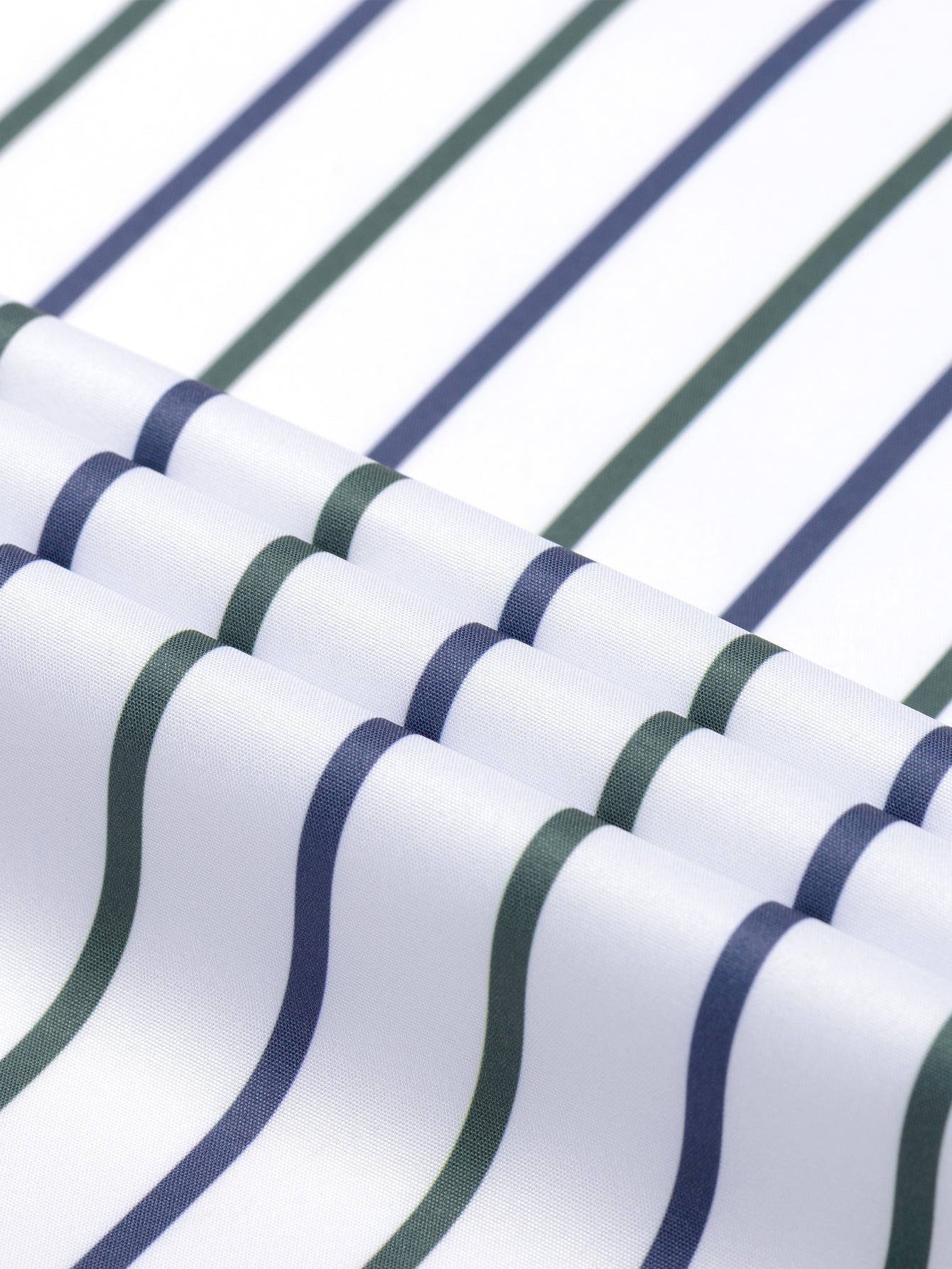 hola STRIPED LONG SLEEVE BUTTON-DOWN SHIRT