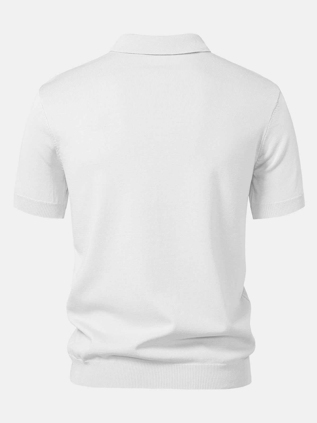 Owen | Stripe Jacquard Knit Polo Shirt