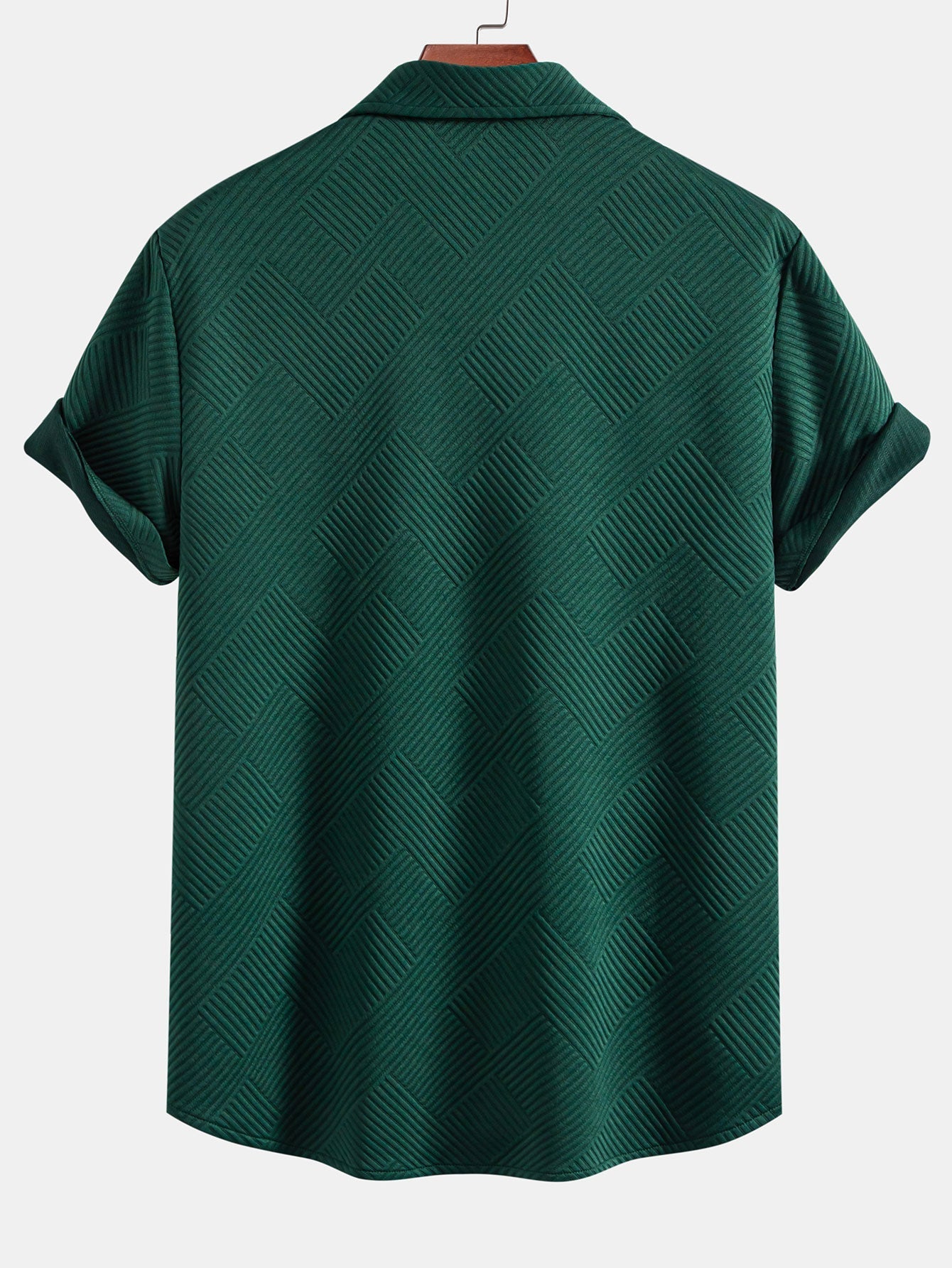 Elías® | Stripe Jacquard Button Up Shirt