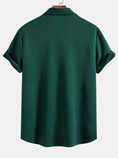 Elías® | Stripe Jacquard Button Up Shirt