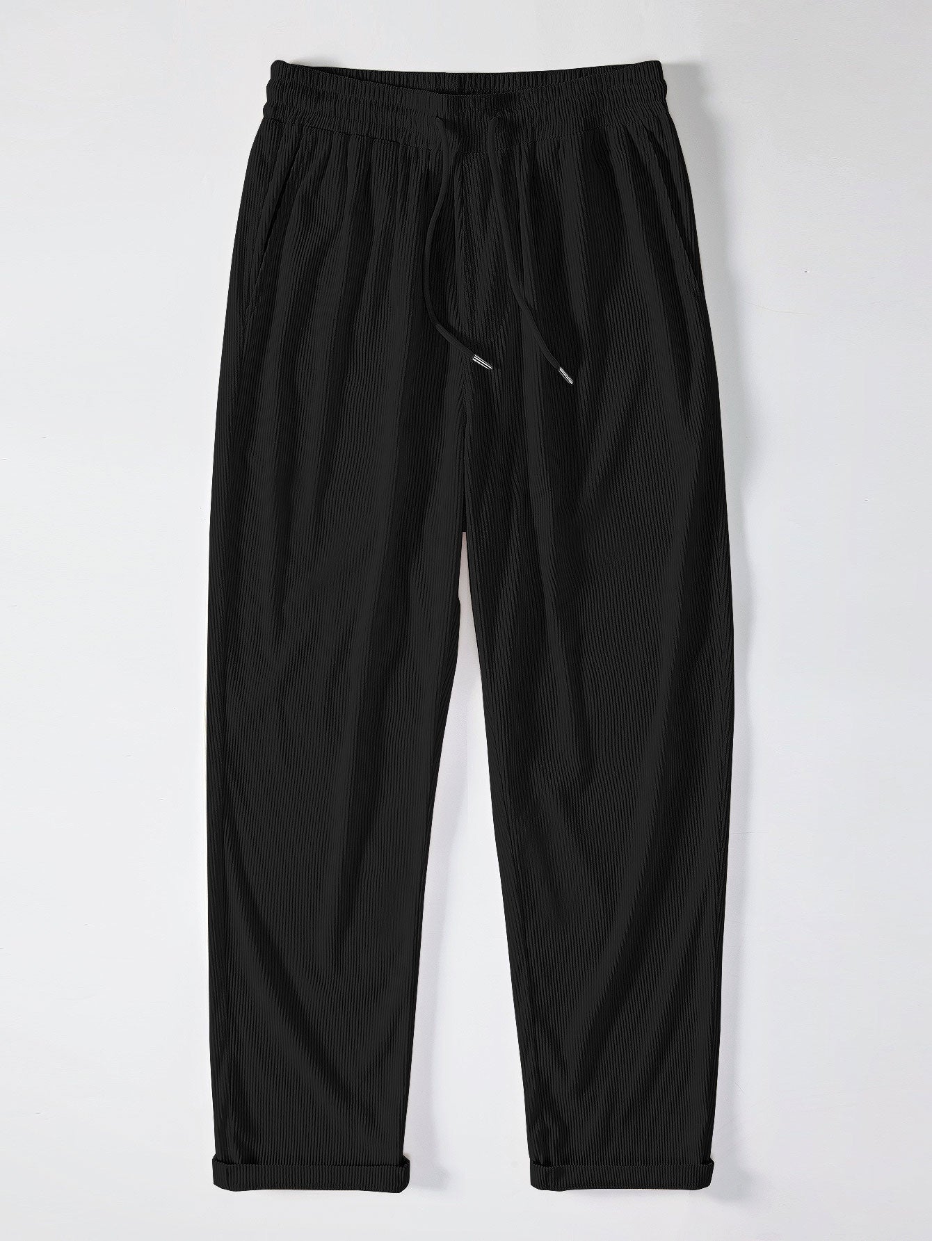 Bernardo® | Corduroy Button Up Short Sleeved Shirt & Straight Leg Corduroy Pants