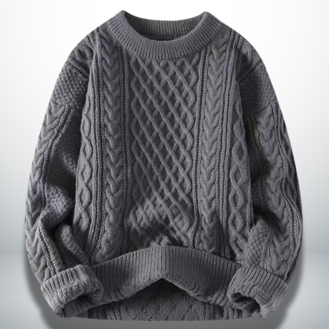 Atanasio® | Elegant Men's Crew Neck Sweater