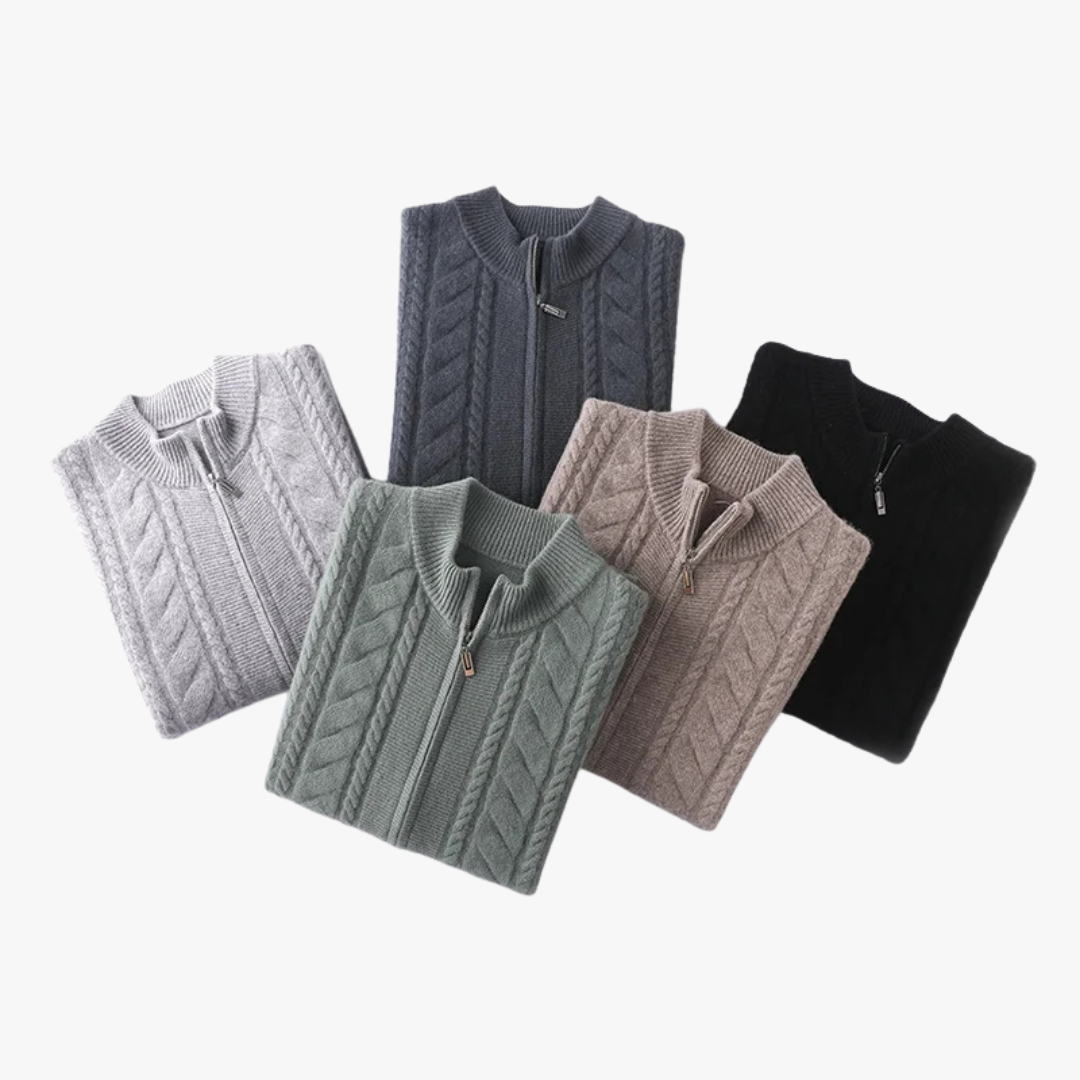 Ovidio® | Cashmere Zipper