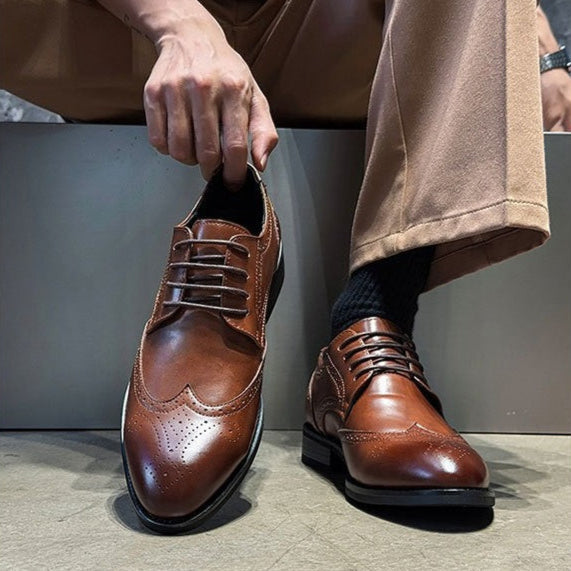 Zafar® | Pasera Genuine Leather Oxfords