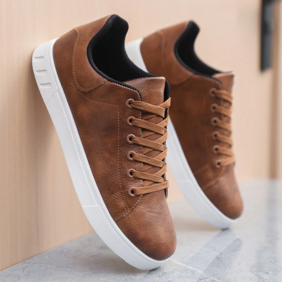 Hakan | Stylish leather sneaker with comfortable sole