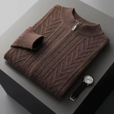 Xavier | Verona Cashmere Pattern Vest