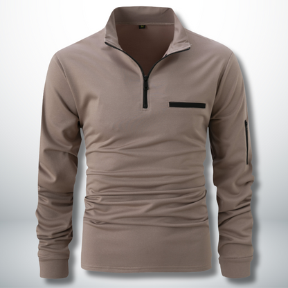 Arístides® | Men's Sports Sweatshirt With Zip
