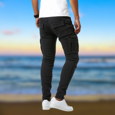 Edgardo® | Men's Denim Effect Trousers