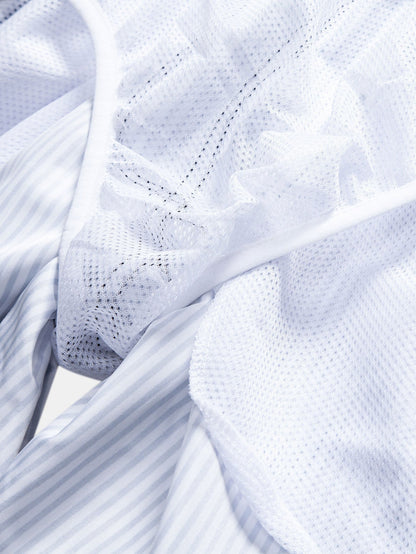 Fortunato® | Stripe Print Swim Shorts