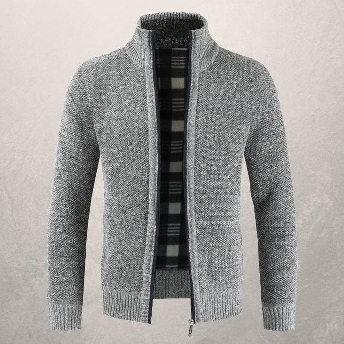 Jett® | Patterned Zip-Up Cardigan For Men