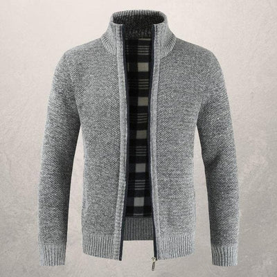 Jett® | Patterned Zip-Up Cardigan For Men