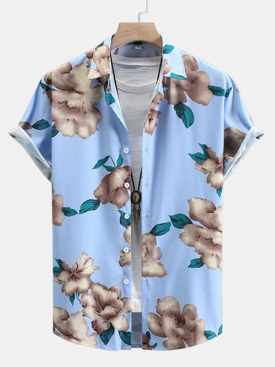 Arpad® | Floral Print Button Up Shirt