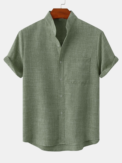 Hudson® | Shirt With Mandarin Collar And Pocket