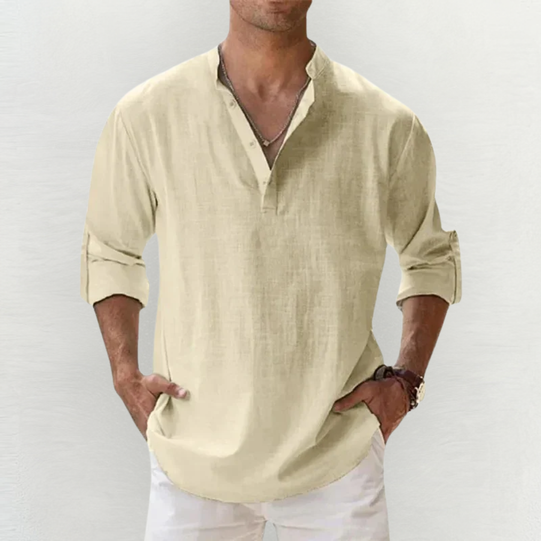 Santino® | Premium Cotton-Linen Stretch Shirt