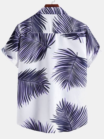 Marlon® | Tropical Leaves Print Shirts