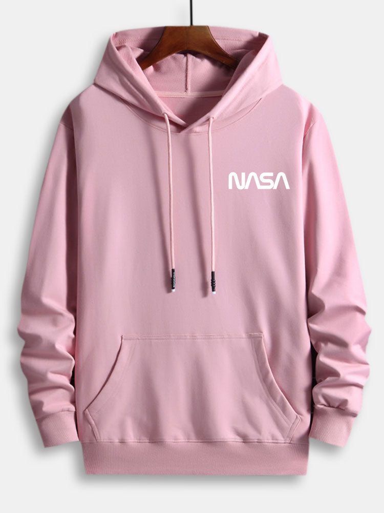 Alfred | NASA Print Cotton Hoodie
