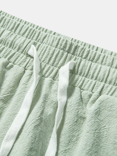 Jerome® | Textured Cotton Revere Shirt & 5" Shorts