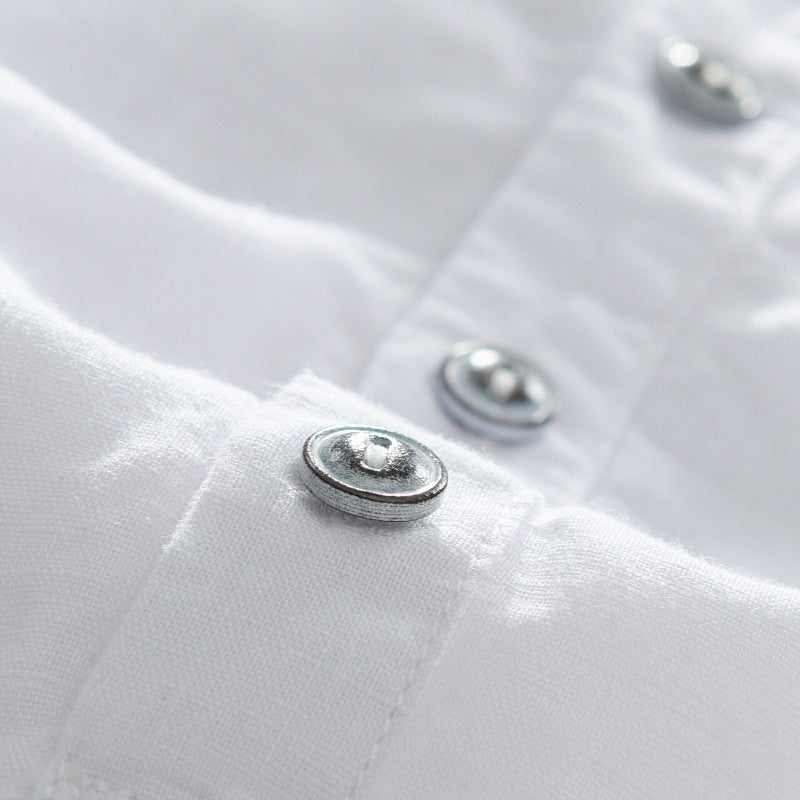 Kahlo® | Men'S Summer Chinoiserie Linen Shirt With Buttons