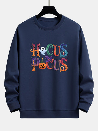 Bautista® | Halloween Hocus Pocus Print Relax Fit Sweatshirt