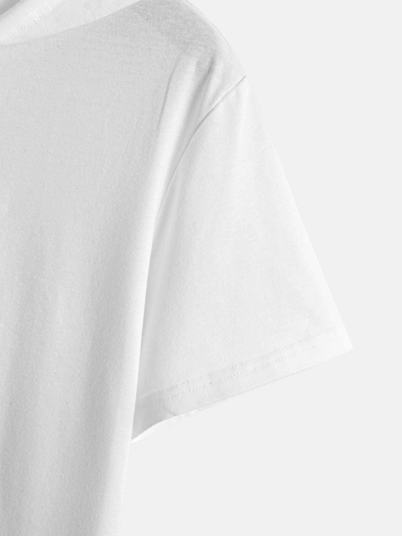 Celestino® | Short Sleeve Henley Hooded T-Shirt