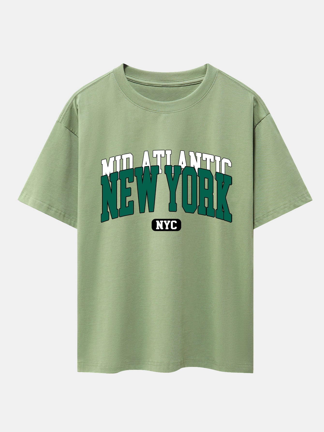 Ermenegildo® | New York Print Drop Shoulder Oversize T-Shirt