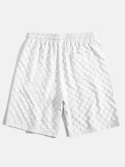 Javier® | Checkerboard Jacquard Shorts
