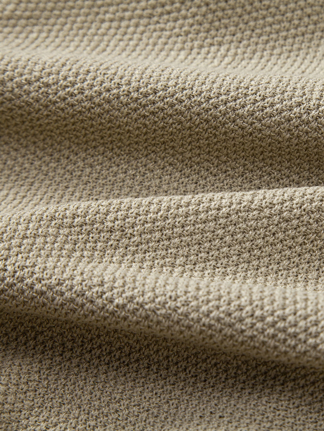 Humphrey® | Textured Zip Up Knit Polo Shirt