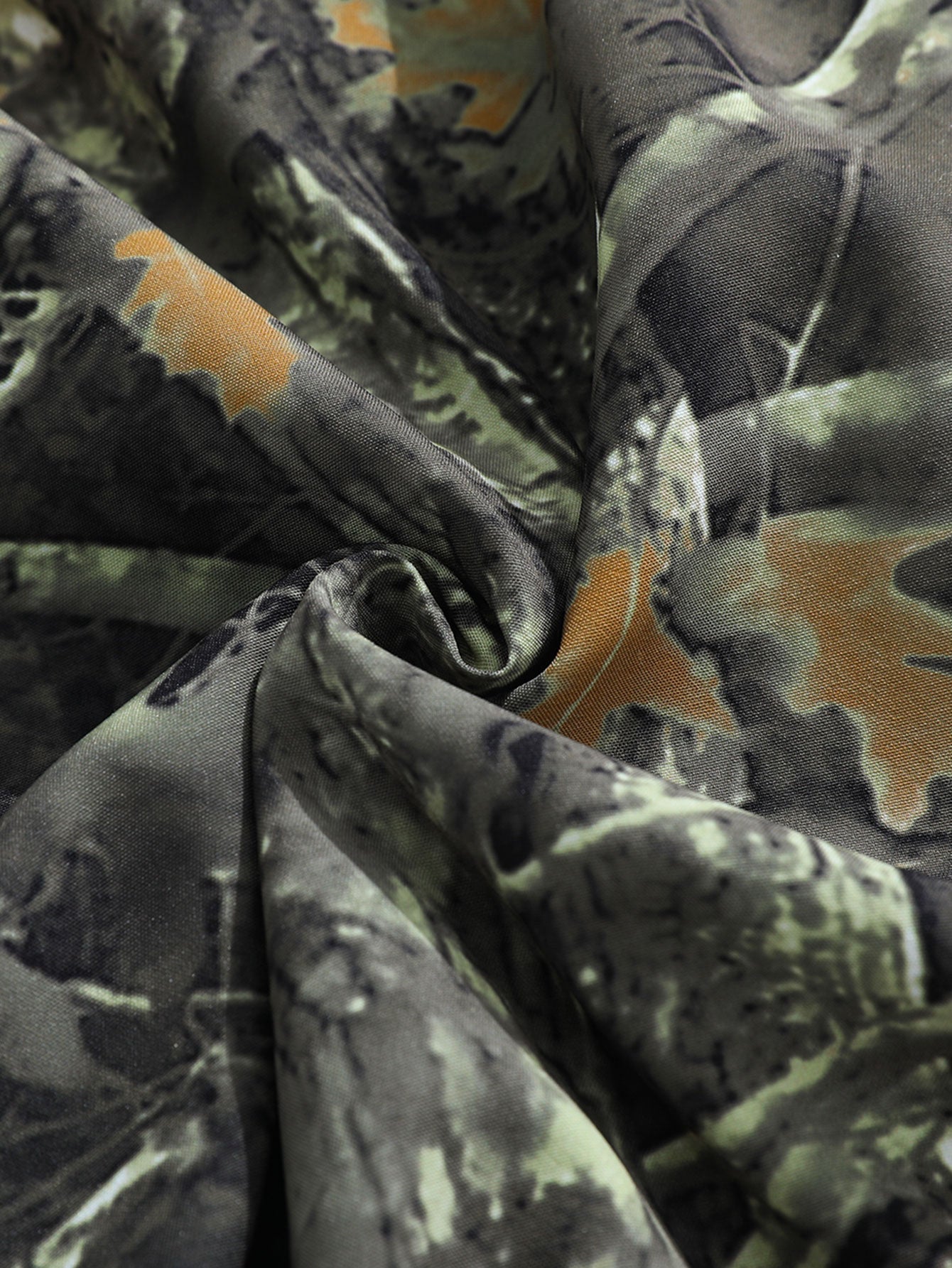 Zacchaeus | Forest Camo Print Drawstring Shorts