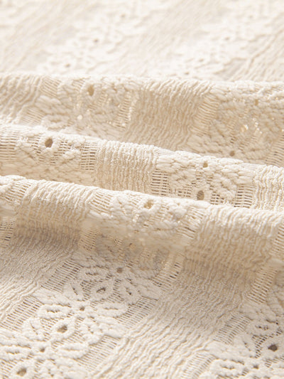 Jesús® | Floral Jacquard Textured Cuban Shirt & Straight Leg Linen Pants