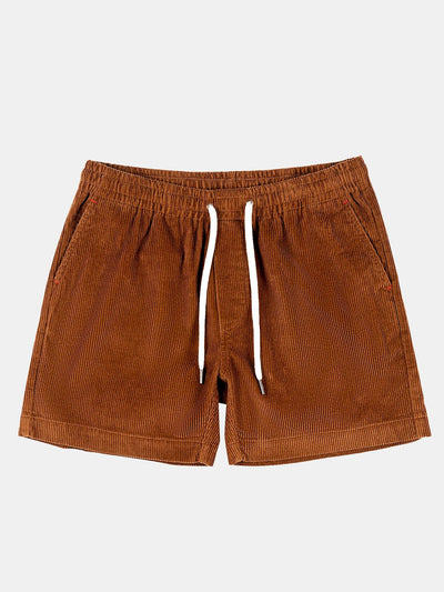 Venantius | Cotton Corduroy Drawstring Shorts