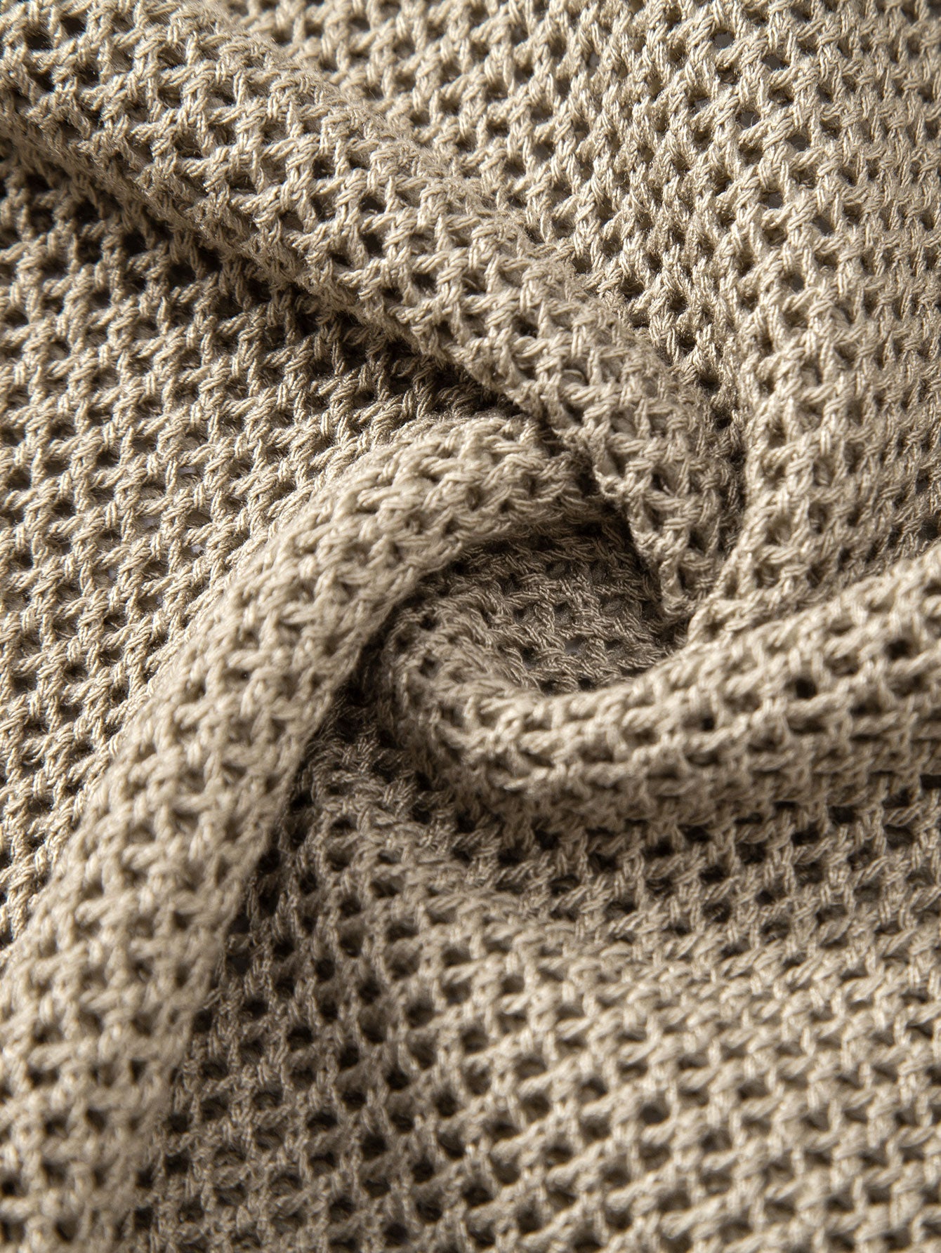 Teodoro® | Eyelet Zip Up Knit Polo Shirt