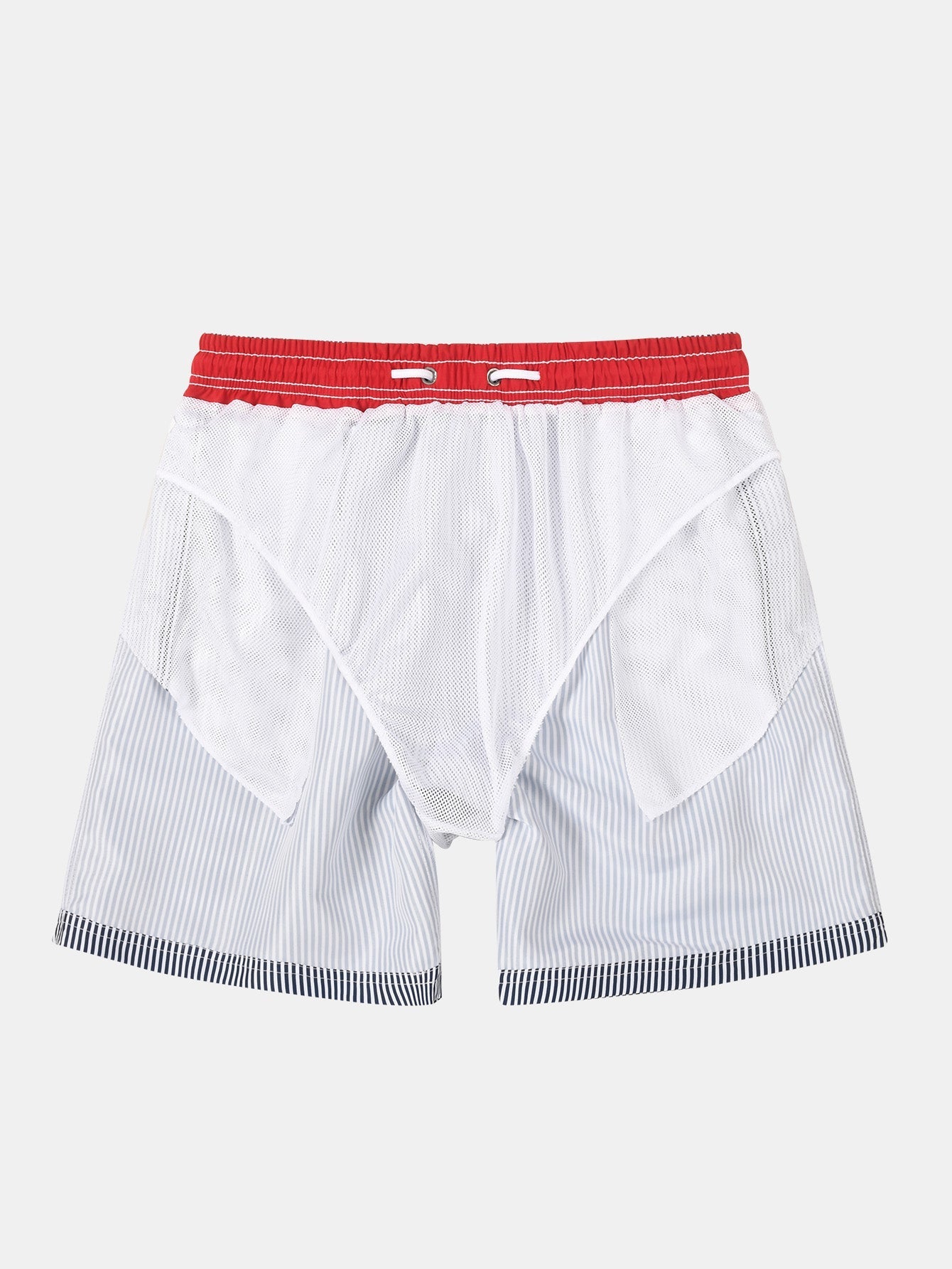 Adolphus® | 3 Pieces Vertical Striped Drawstring Swim Shorts