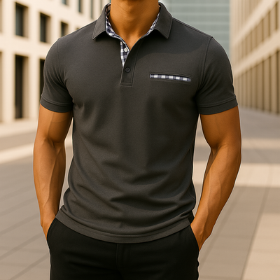 Kean® | Gingham Polo Shirt