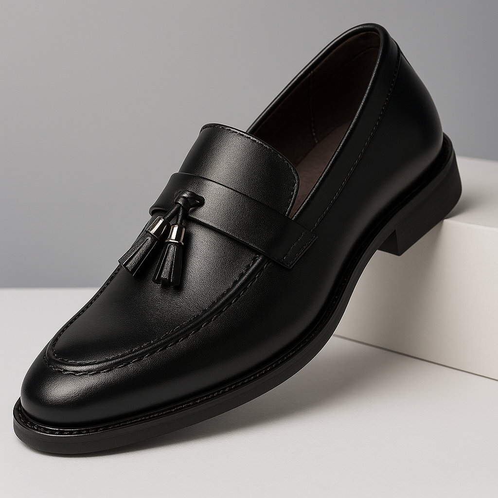 Dennis® | Leather Tassel Loafers