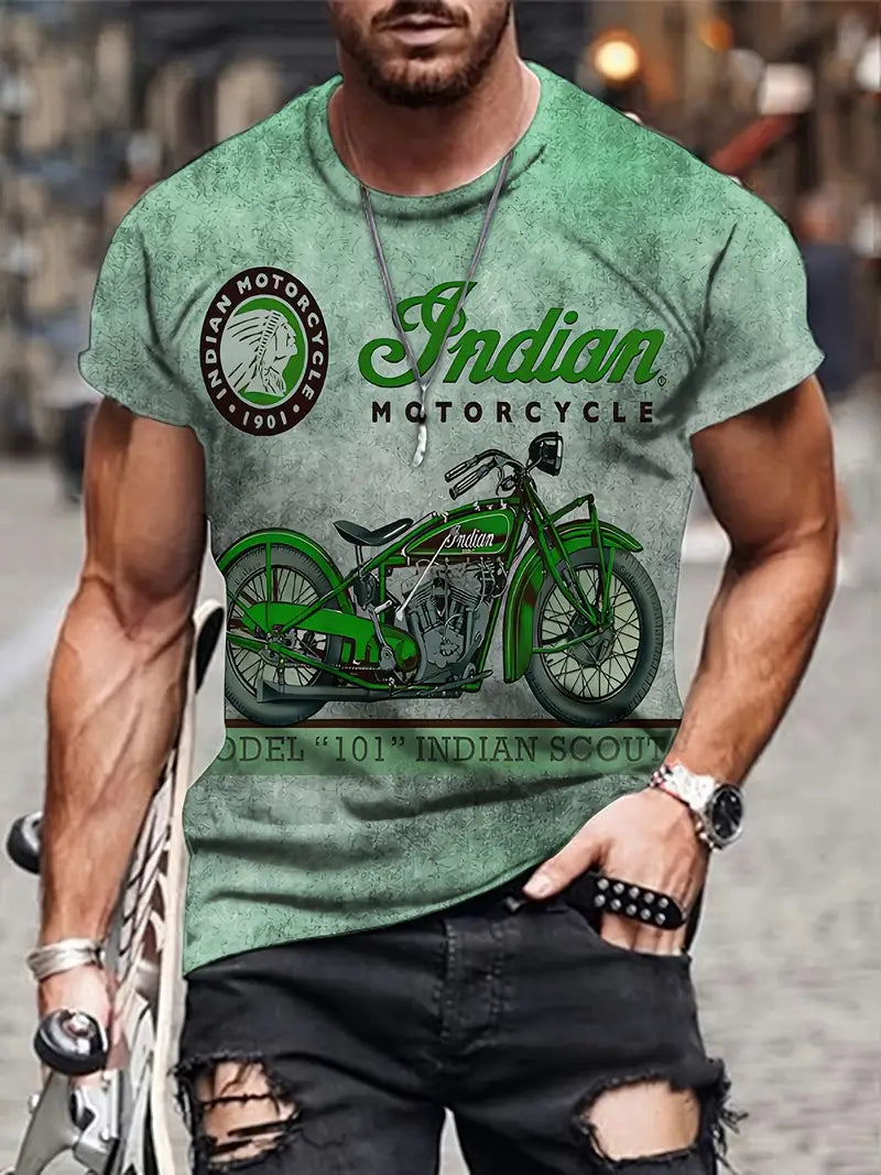 Fenton® | Retro Style Graphic T-Shirt For Men